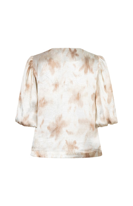 Blouse Balloon Scarlet Flowerpower Print SP26.14015