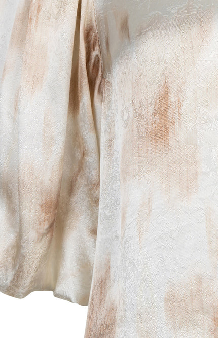 Blouse Balloon Scarlet Flowerpower Print SP26.14015