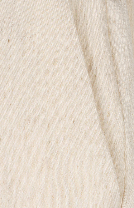 EsQualo Broek Linen Natural SP26.17001 Stretchshop.nl