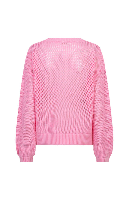EsQualo Sweater Tapes Rose SP26.02032 Stretchshop.nl