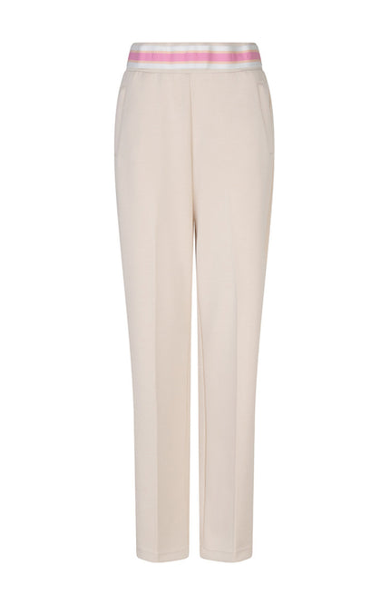 EsQualo Broek Fancy Modal Natural SP26.05003 Stretchshop.nl