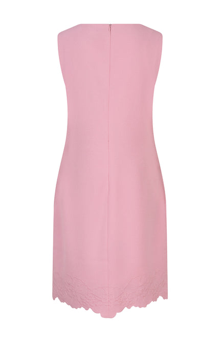 EsQualo Jurk Flower Romance Ros SP26.05010 Stretchshop.nl