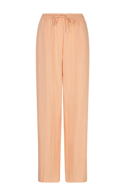 EsQualo Broek Elastic Fine Crinkle Bellini SP26.10041 Stretchshop.nl