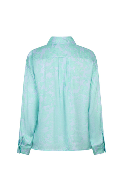 EsQualo Blouse Daylight Print SP26.14021 Stretchshop.nl