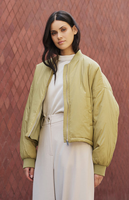 Rino & Pelle Jacket Hira Golden Olive Stretchshop.nl