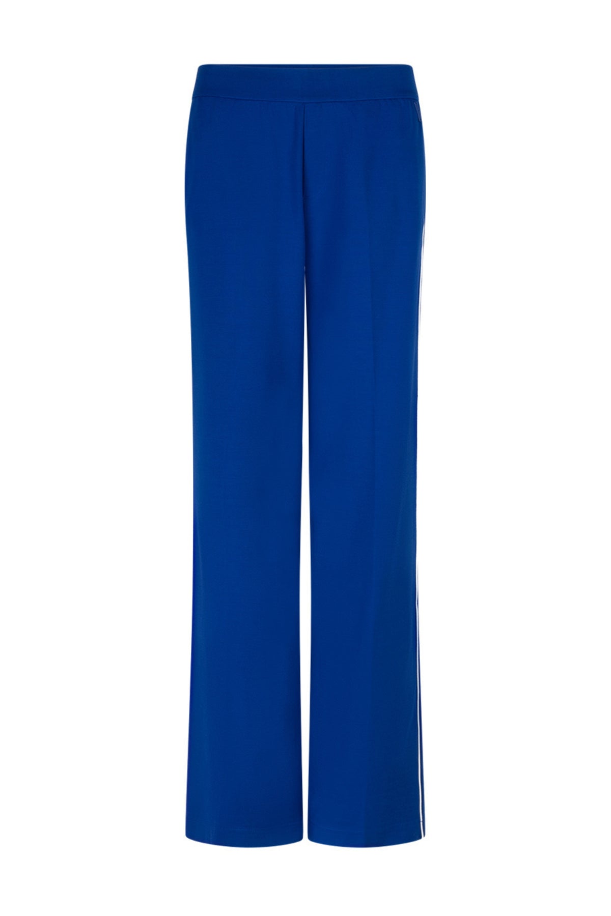 Lichte blauwe Colette Punta Piping broek van Red Button, casual pasvorm met opvallende naden, stijlvolle damesbroek.