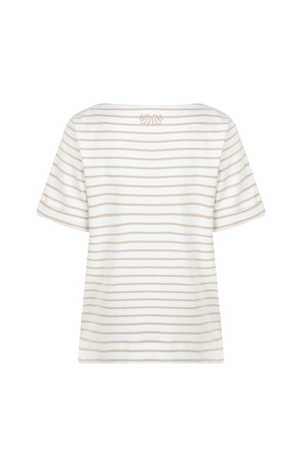 T-shirt Terry Stripe Pebble SRB4754