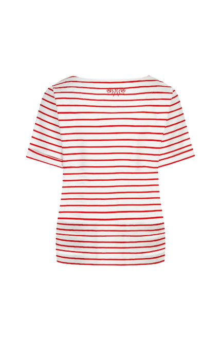 T-shirt Terry Stripe Red SRB4754