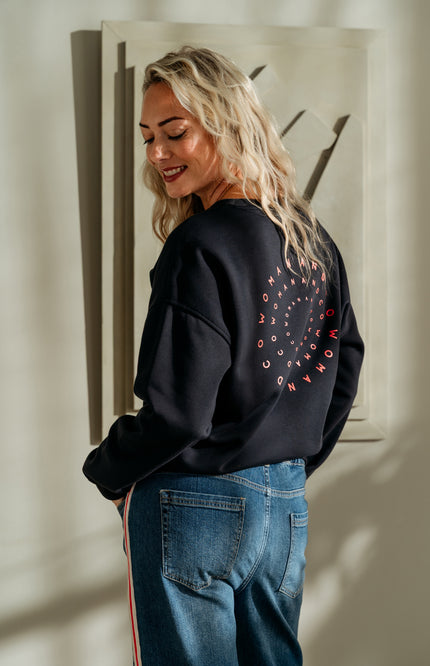 Trui Silya Navy SW129