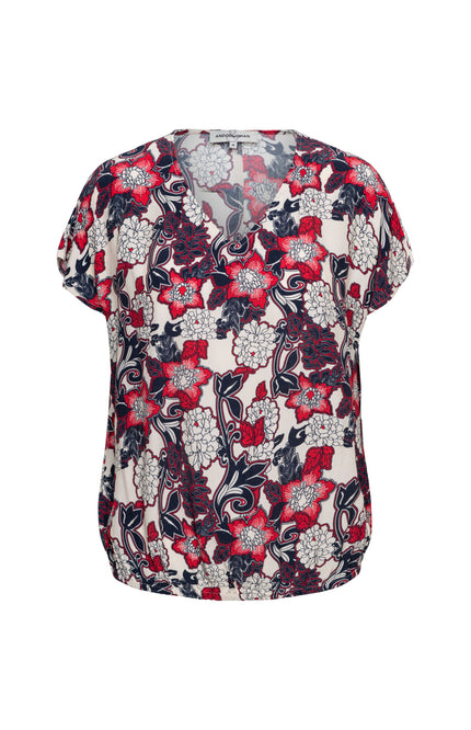 Top Amke Flower Red Multi TO339