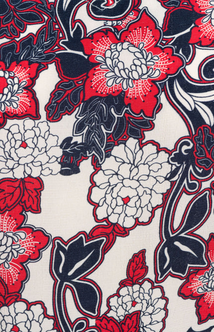 Top Amke Flower Red Multi TO339