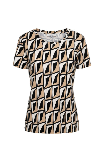 &Co woman Top Vere Corner Sunset Multi TO335 Stretchshop.nl