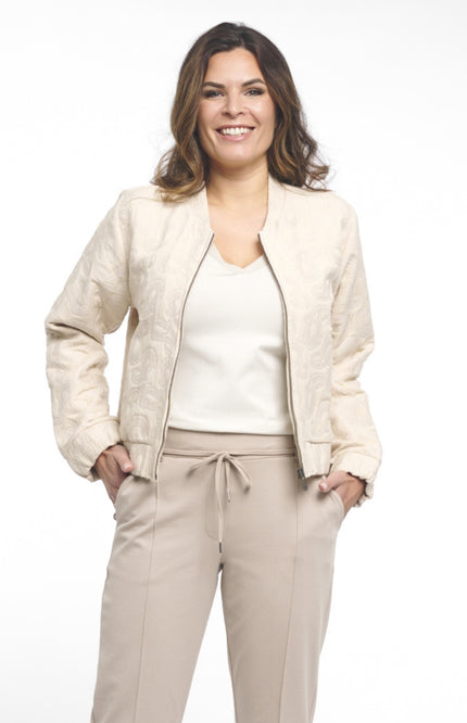 Zoso Travel Jacket Bowie Sand Stone 261 Stretchshop.nl