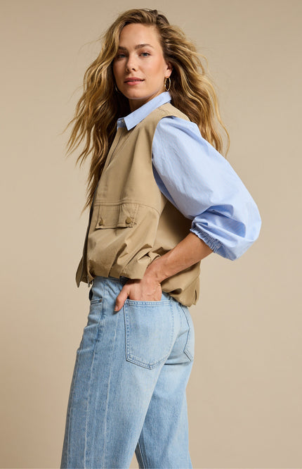 Red Button Broek Caitlina Sidepatch Light Blue SRB4824 Stretchshop.nl