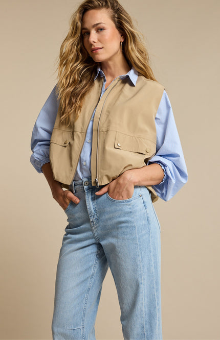 Red Button Broek Caitlina Sidepatch Light Blue SRB4824 Stretchshop.nl