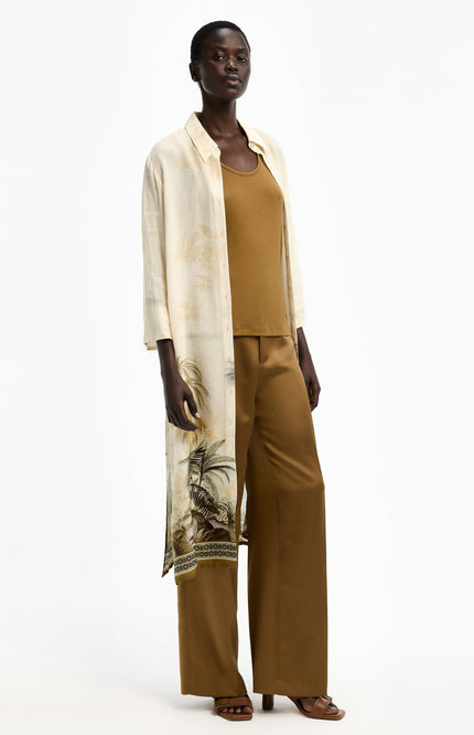 Xandres Blouse Hokoi Misty Aqua 61626-0916 Stretchshop.nl