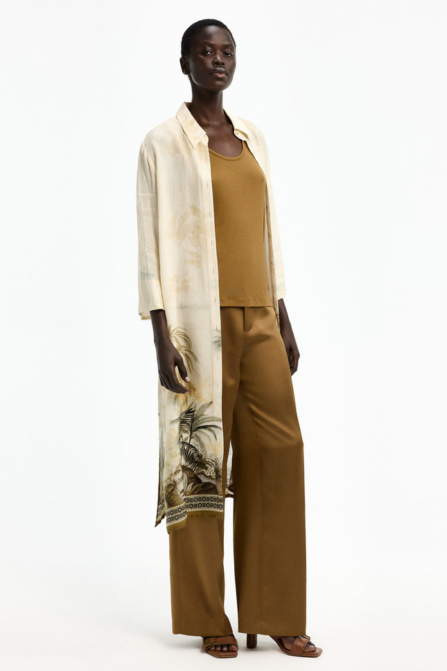 Xandres Blouse Hokoi Misty Aqua 61626-0916 Stretchshop.nl