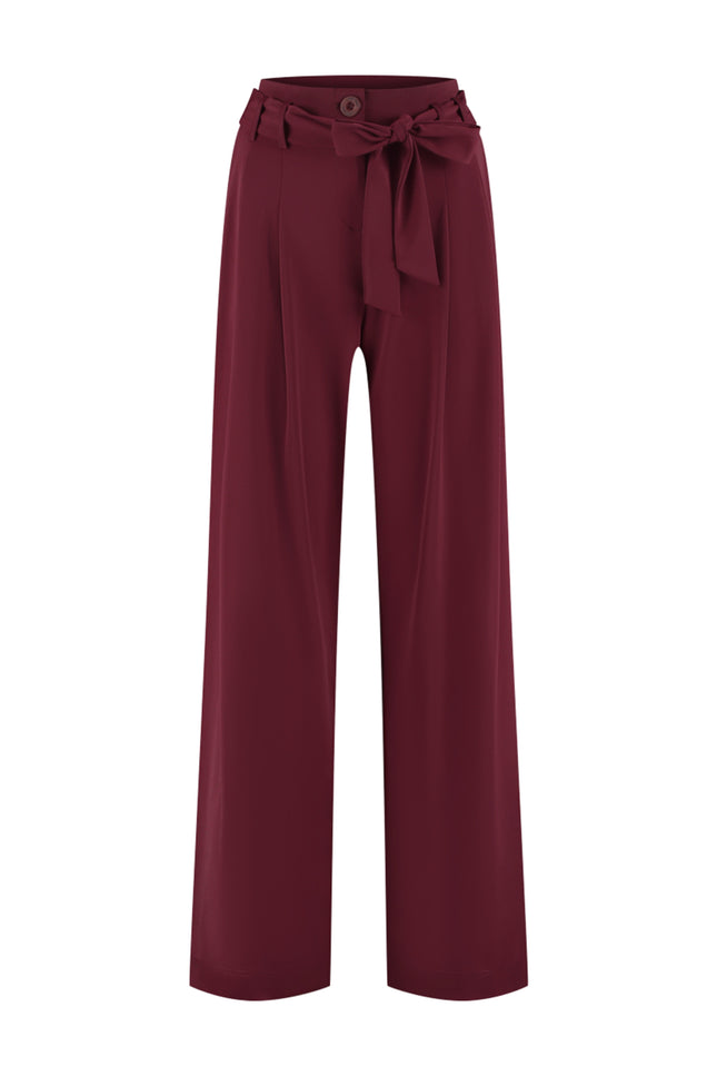 Travel Broek Steph Burgundy L14-475-3004