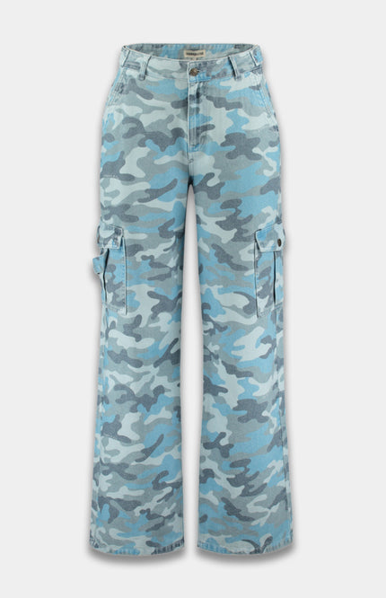 Harper & Yve Jeans Stella Blue Camo SS6D101 Stretchshop.nl