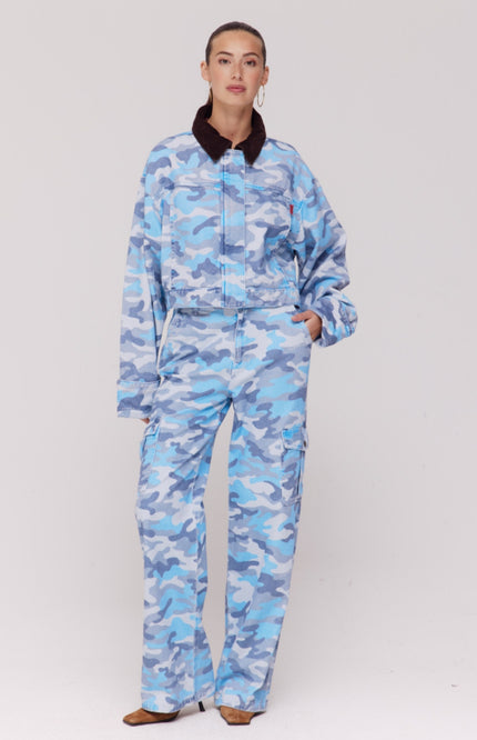 Harper & Yve Jeans Stella Blue Camo SS6D101 Stretchshop.nl