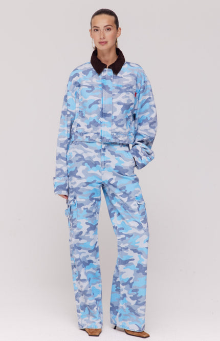 Harper & Yve Jeans Stella Blue Camo SS6D101 Stretchshop.nl