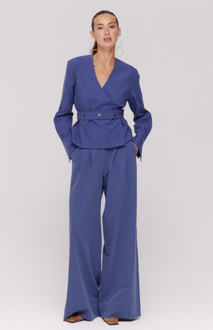 Harper & Yve Top Lida Blue Stripe SS6N209 Stretchshop.nl