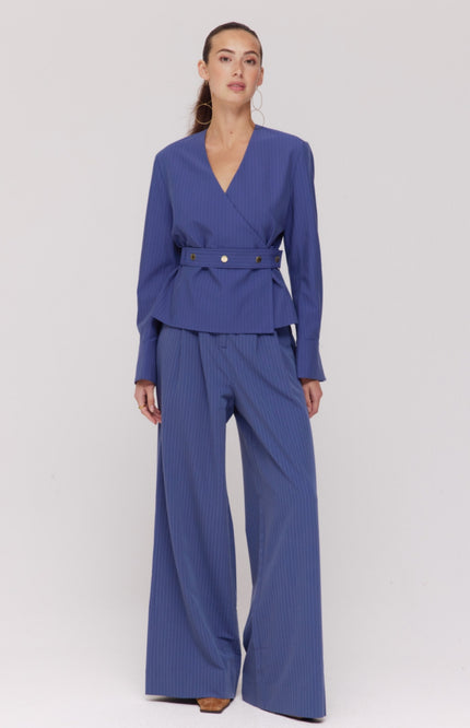 Harper & Yve Top Lida Blue Stripe SS6N209 Stretchshop.nl