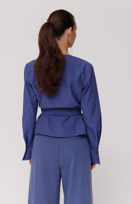 Harper & Yve Top Lida Blue Stripe SS6N209 Stretchshop.nl
