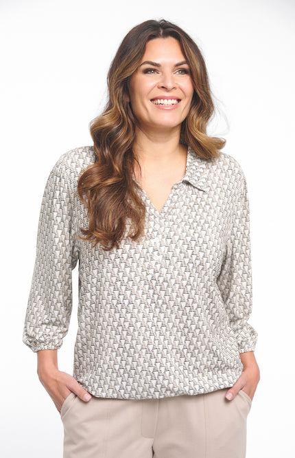 Zoso Blouse Maria Kit Seagreen 261 Stretchshop.nl