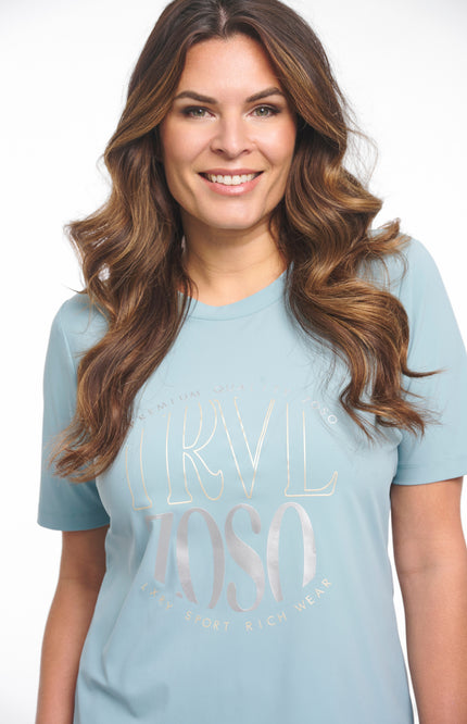 Zoso Travel T-Shirt Selma Sea Green 261 Stretchshop.nl