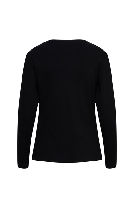 &Co woman T-shirt samara black ts262 Stretchshop.nl