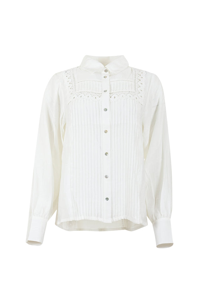 Maicazz Blouse kathelyn offwhite d9 Stretchshop.nl