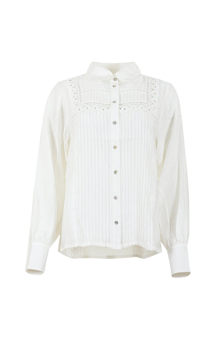 Maicazz Blouse kathelyn offwhite d9 Stretchshop.nl