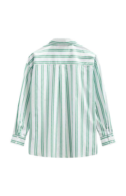 Freequent Blouse Fqfina Star Offwhite Bright Green 207500 Stretchshop.nl