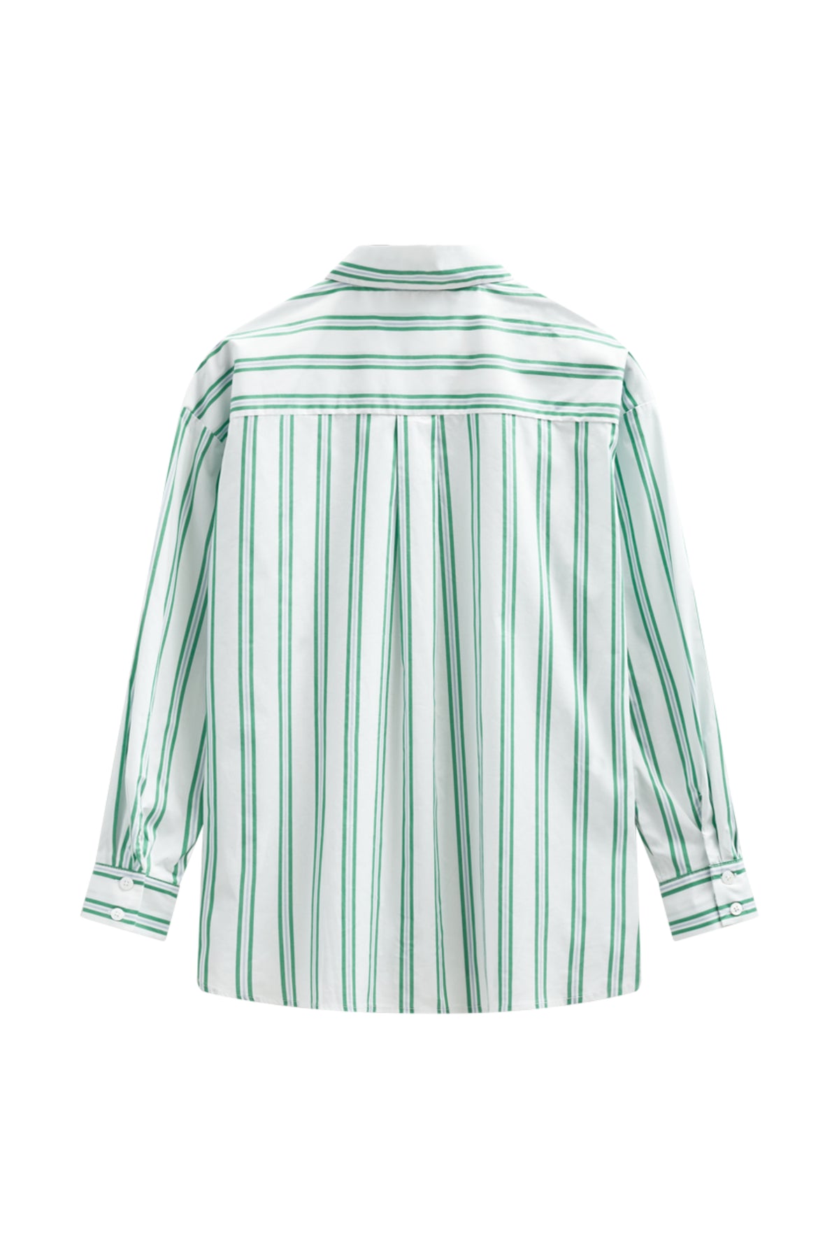 Offwhite en heldergroene blouse Fqfina Star van Freequent, met nauwkeurig ontwerp en stijlvolle pasvorm.