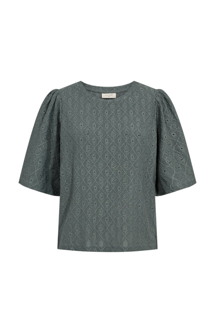 Freequent Blouse Fqkiona Dark Forest 207310 Stretchshop.nl
