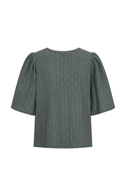 Freequent Blouse Fqkiona Dark Forest 207310 Stretchshop.nl