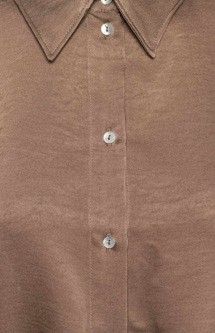 &Co woman Blouse Wendelien Taupe BL407 Stretchshop.nl