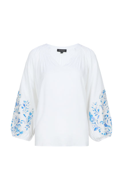 G-maxx Blouse Ysolde Offwhite Stretchshop.nl