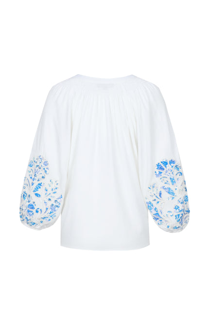 G-maxx Blouse Ysolde Offwhite Stretchshop.nl