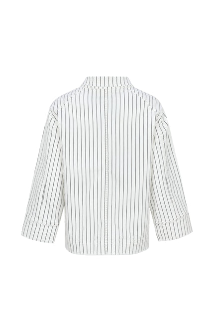 G-maxx Jacket Bruni Offwhite Black Stretchshop.nl