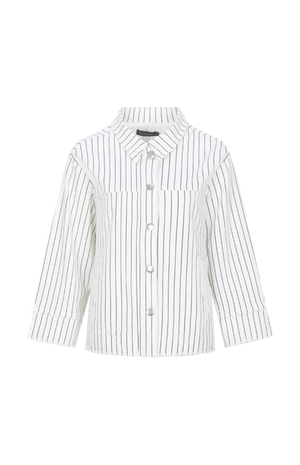 G-maxx Jacket Bruni Offwhite Black Stretchshop.nl