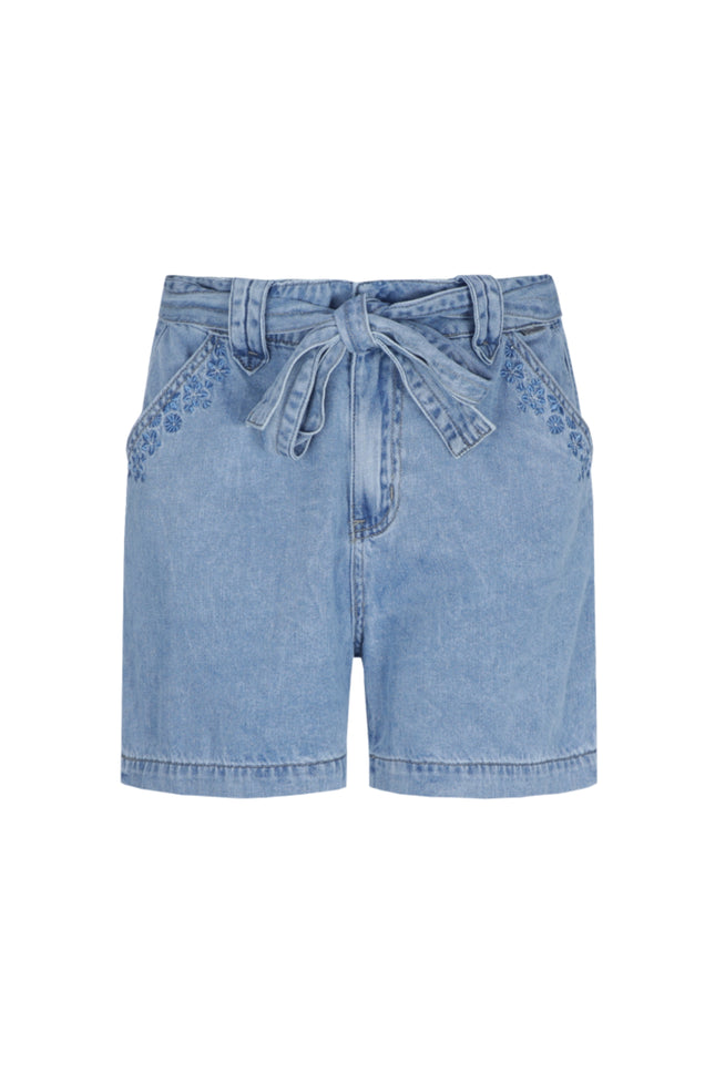 G-maxx Short Billie Denim Light Blue Stretchshop.nl