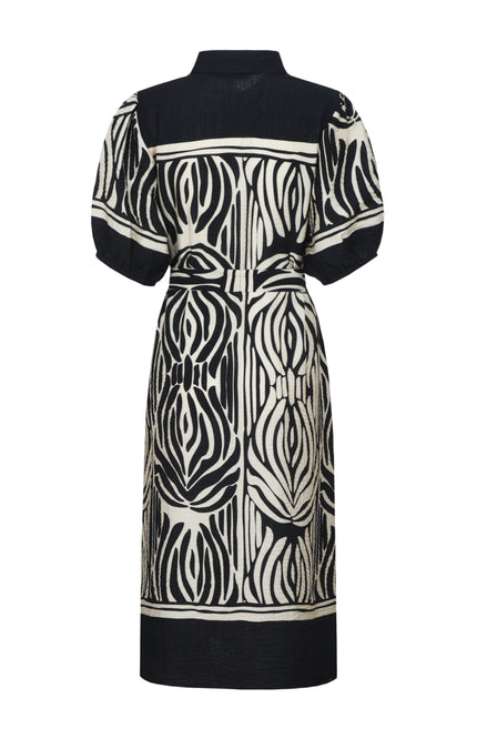 G-maxx Jurk Jiska Black Sand Stretchshop.nl