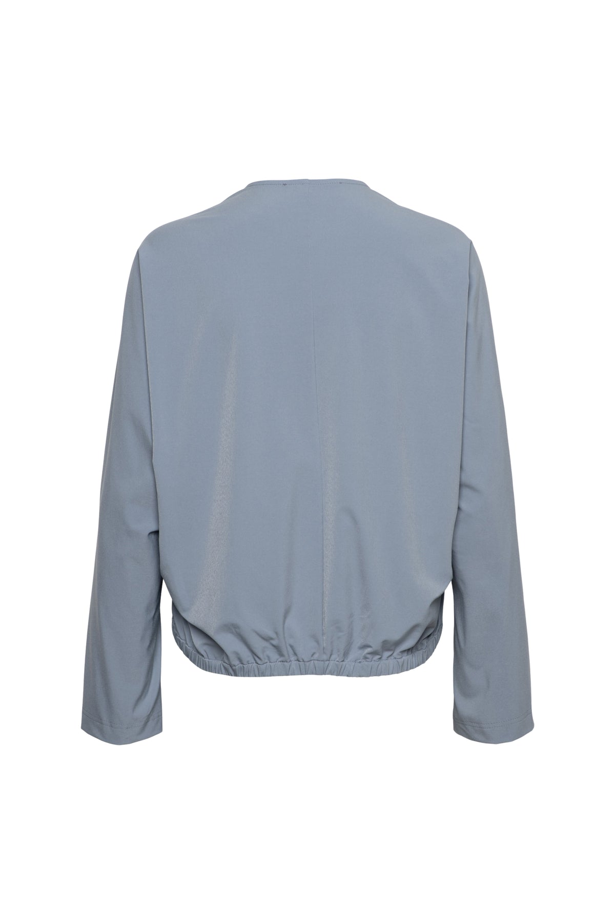 Lichte reisjas voor vrouwen van &Co, Pihla Slate met capuchon en waterbestendige stof, geschikt voor reizen en buitenactiviteiten.