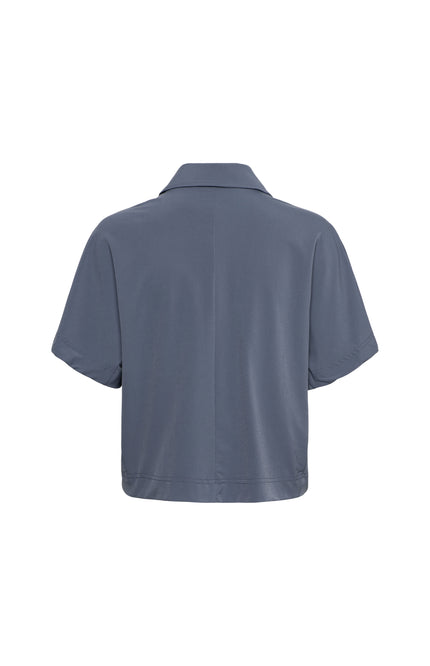 &Co woman Travel Blouse Peike Dark Slate JA158 Stretchshop.nl