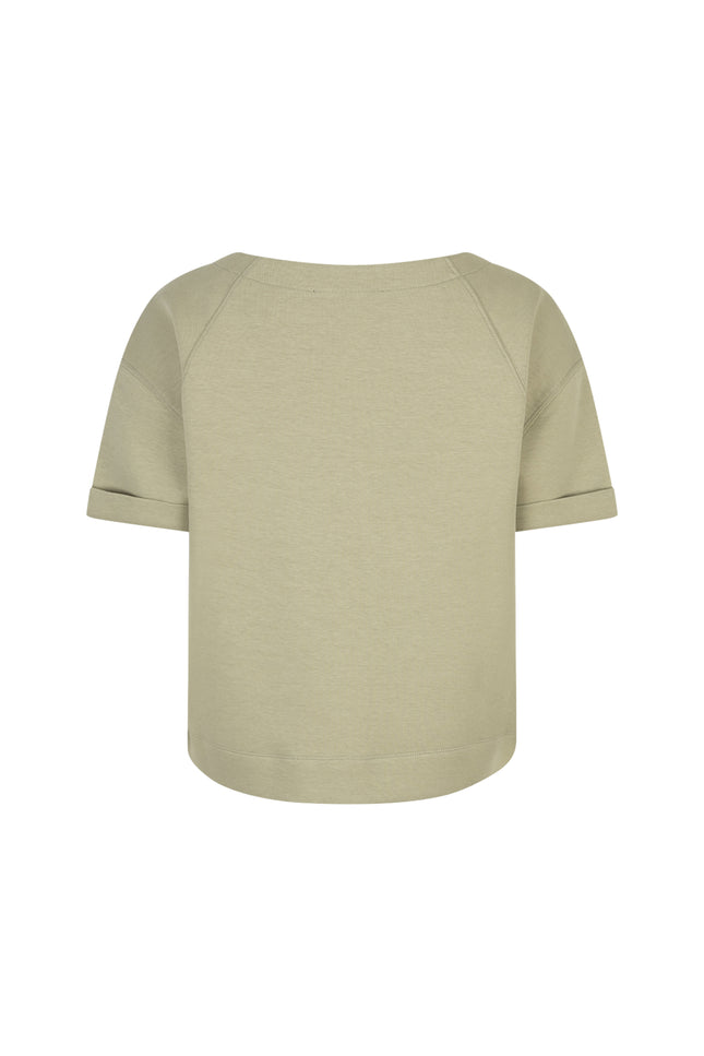 Red Button Top Skyler Scuba Summersage SRB4954 Stretchshop.nl