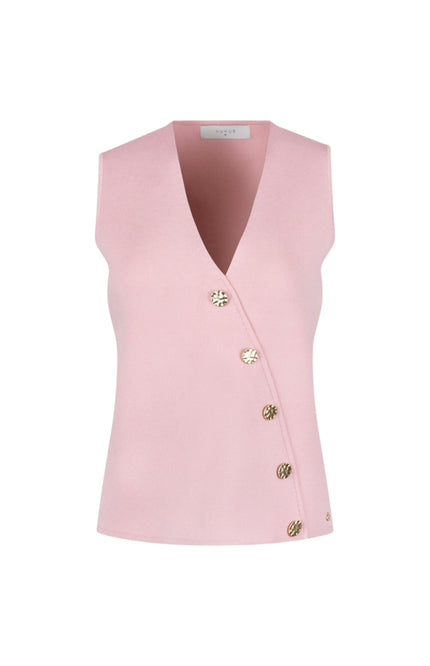 Nukus Gilet Vera Blush NKS08023 Stretchshop.nl