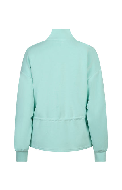 EsQualo Vest Tunnel Modal Mint Green SP26.05001 Stretchshop.nl