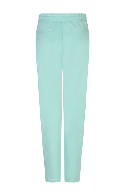EsQualo Broek Jogger Modal Mint Green SP26.05005 Stretchshop.nl
